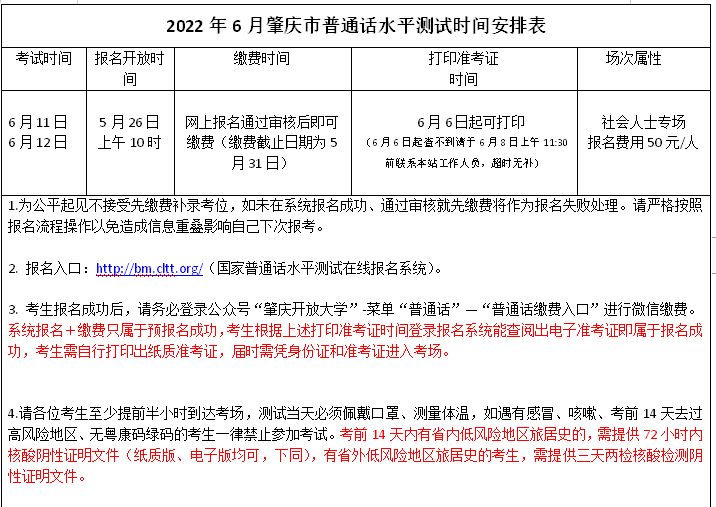 普通话考试